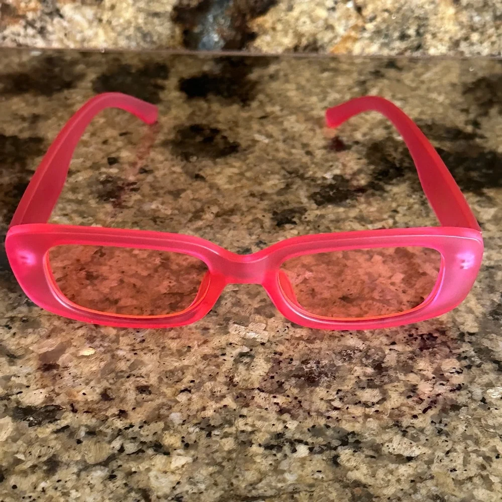 Hot Pink Sunglasses - Picture 5 of 6